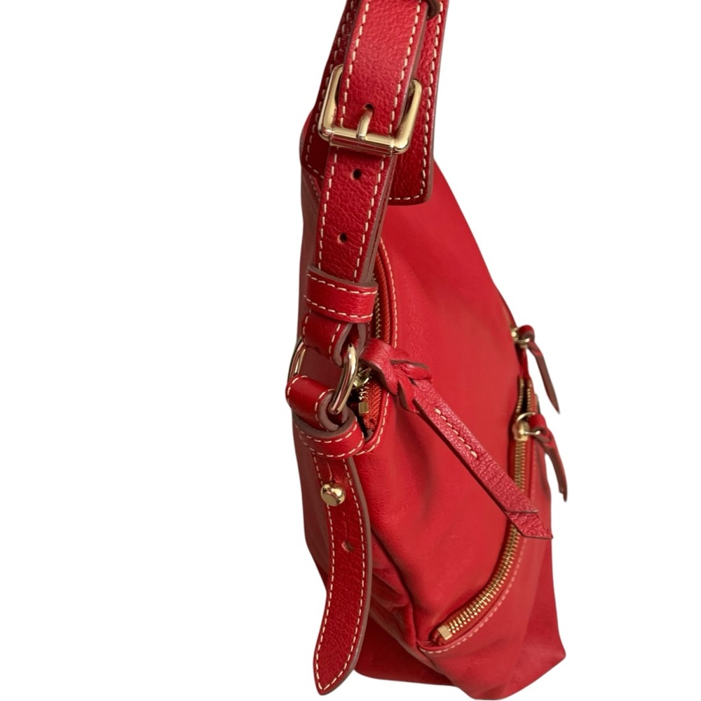 Dooney & Bourke Leather Pebbled Hobo Bag - Picture 8 of 16